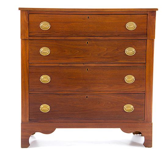 Southern late Federal walnut chest 137743