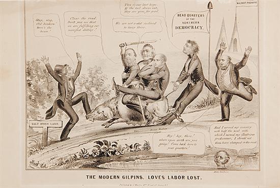 Rare American political caricature 137763