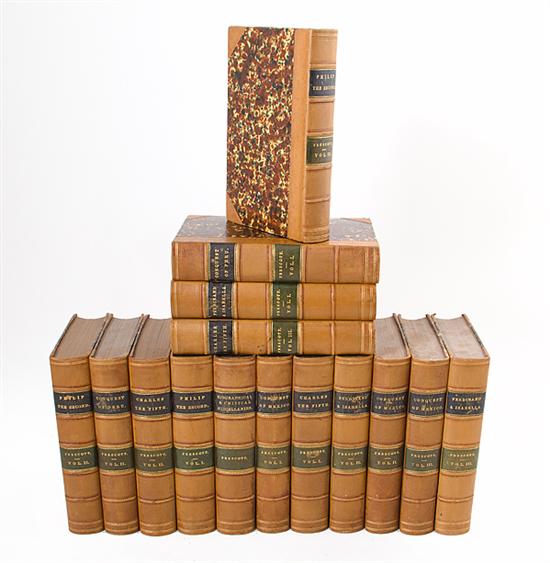 Fine leather bound books Works 13779b