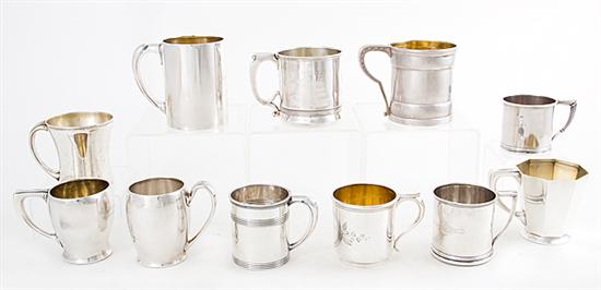 American sterling cups and mugs