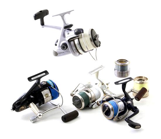 Collection of open-face spinning reels