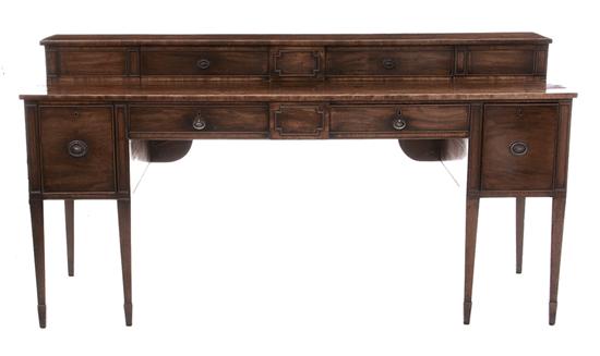 George III mahogany sideboard late 1378a2