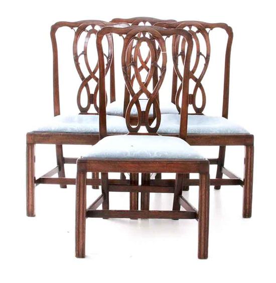 Set of four George III style mahogany 1378af