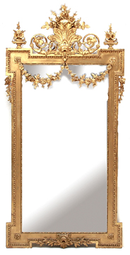 Fine Victorian giltwood pier mirror 1378b4