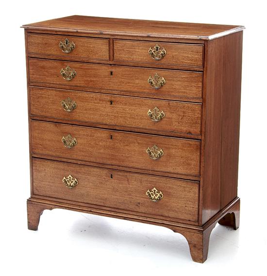 George III mahogany chest of drawers 1378b0