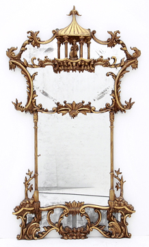 Chippendale style chinoiserie giltwood 1378b3