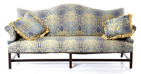 Chippendale style mahogany sofa