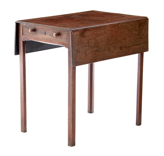 George III mahogany Pembroke table 1378d6