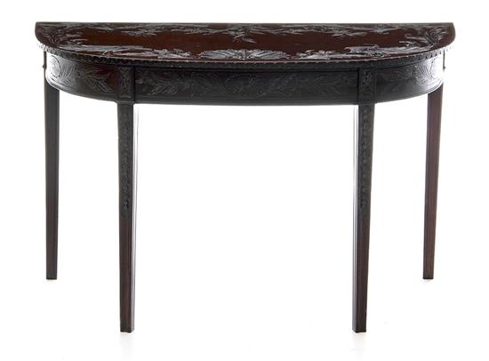 George III style carved mahogany 1378e1