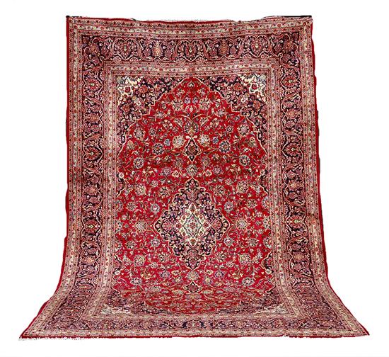 Persian Kashan carpet 8 x 13 1  1378f4