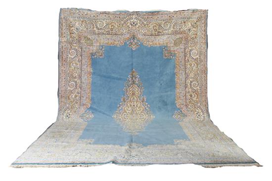 Persian Kerman carpet 17 x 118 Provenance: