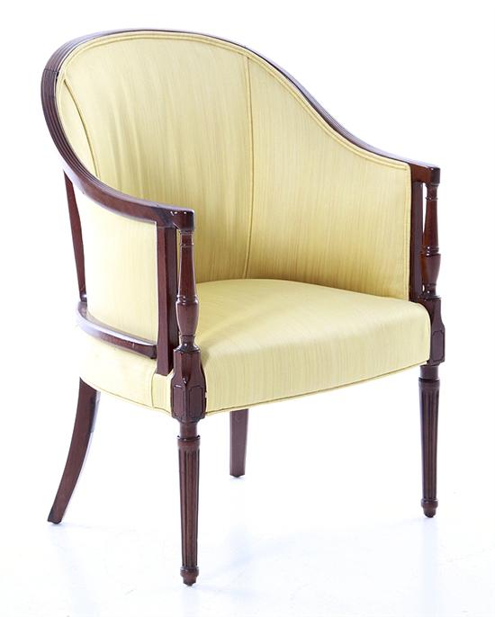 Regency mahogany bergere mid 19th 137908