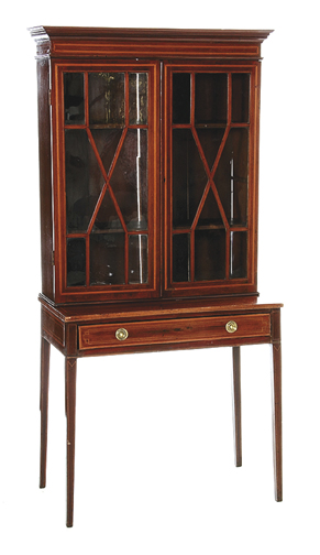 Georgian style inlaid mahogany 137916