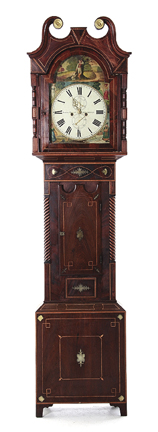 Scottish George III inlaid mahogany 13791f