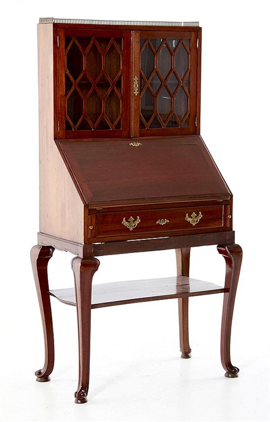 Georgian style mahogany secretary 137954