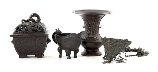 Asian bronze and metalwork objects