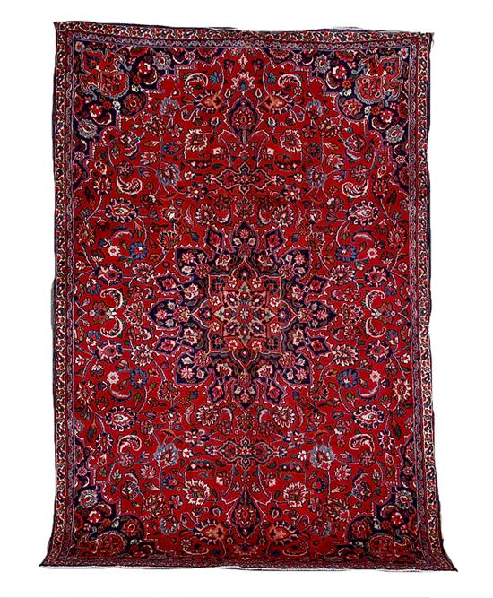 Persian Meshad carpet 6'1'' x 9'3''