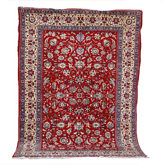 Persian Isfahan carpet 7'5'' x