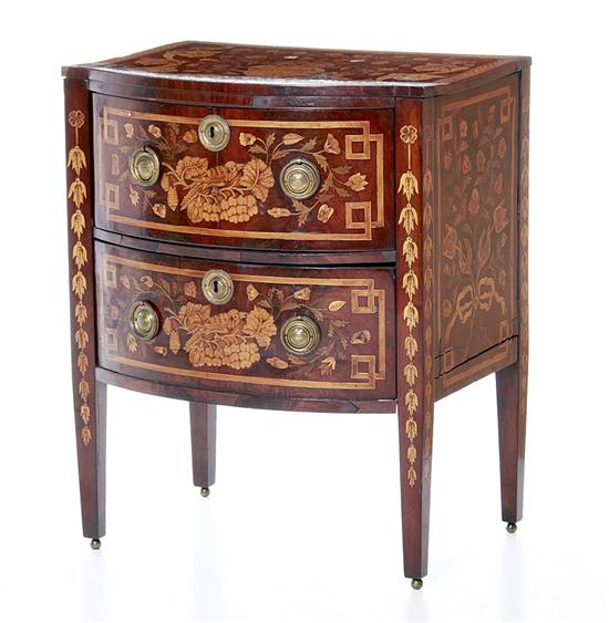 Continental marquetry inlaid side 1379aa