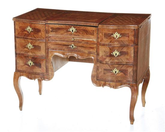 Louis XV parquetry inlaid walnut 1379ba