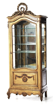 Louis XV style giltwood vitrine 1379bc
