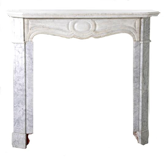 Louis XV style marble fireplace 1379b4