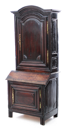 Continental walnut vestry cabinet 1379fa