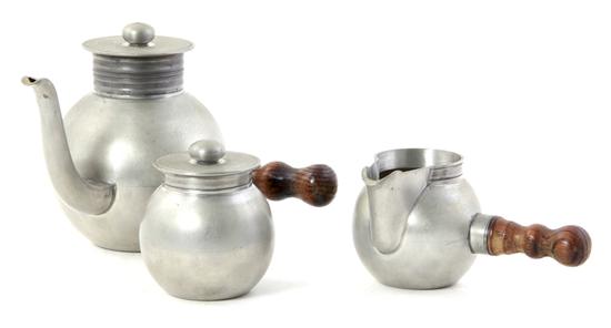 Norwegian pewter coffee set by Havstad