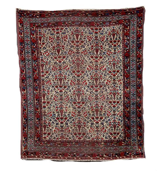 Persian Afshar carpet 4 4 x 5 4  137a32