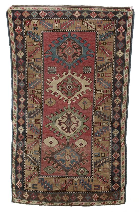 Antique Russian Kazak carpet circa