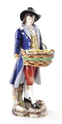 Continental porcelain figure of