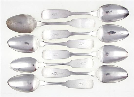 Charleston coin silver spoons John 137a8d