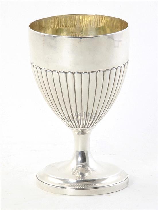 George III silver goblet by Paul 137ac2