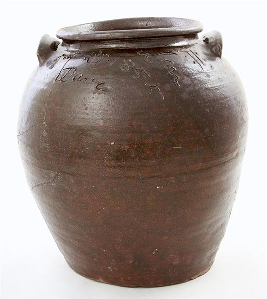 Southern slave made stoneware storage 137adc