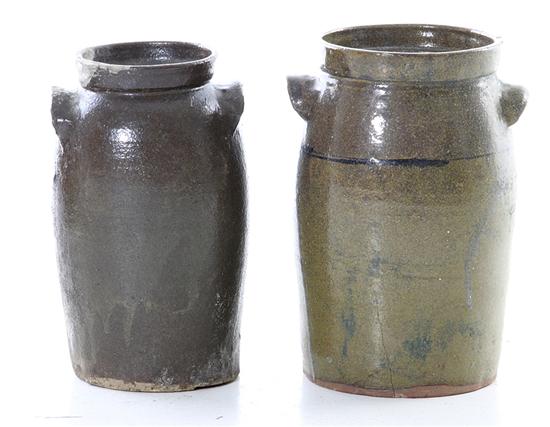 Southern stoneware storage jars