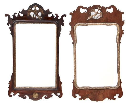 Chippendale style mahogany mirrors