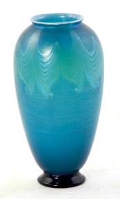 Tiffany Favrile glass vase early