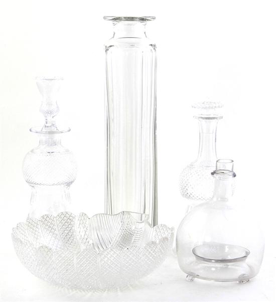 Collection of cut crystal tablewares 137b6a