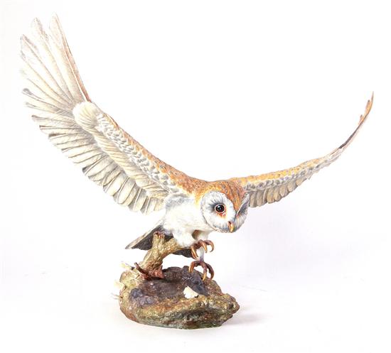 Boehm porcelain Barn Owl figure #1005