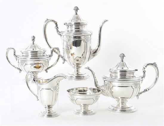 Towle Louis XIV sterling tea and