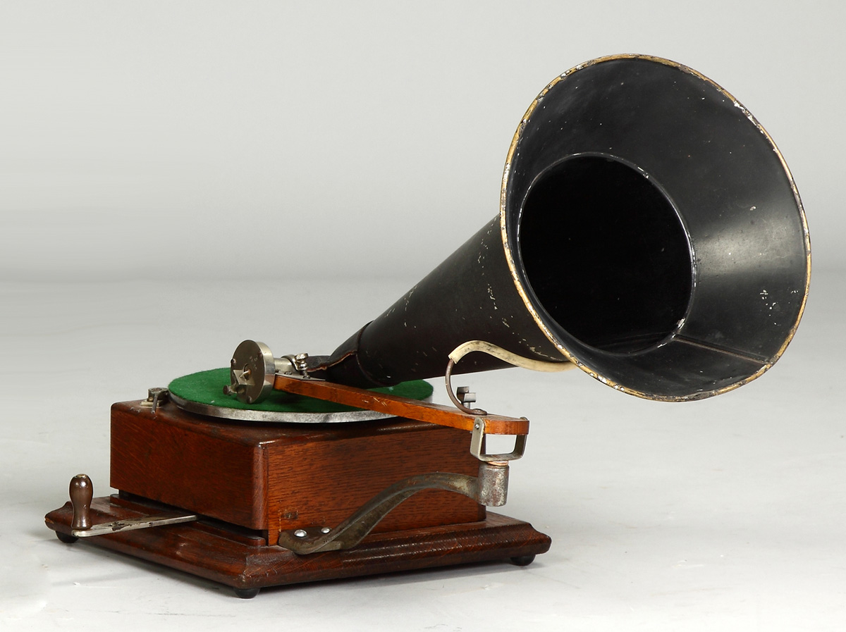 Rare Lever Wound Berliner Gramophone 137c30