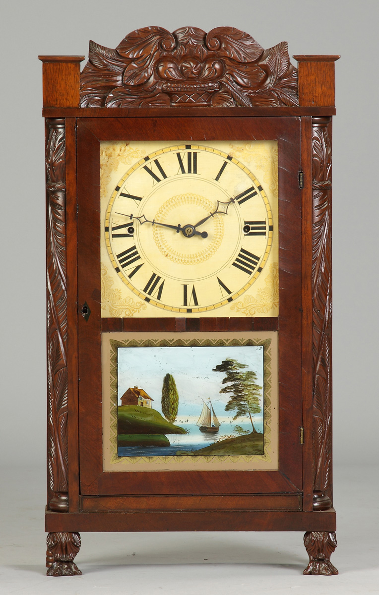 Rodney Brace Shelf Clock Mahogany 137c8d