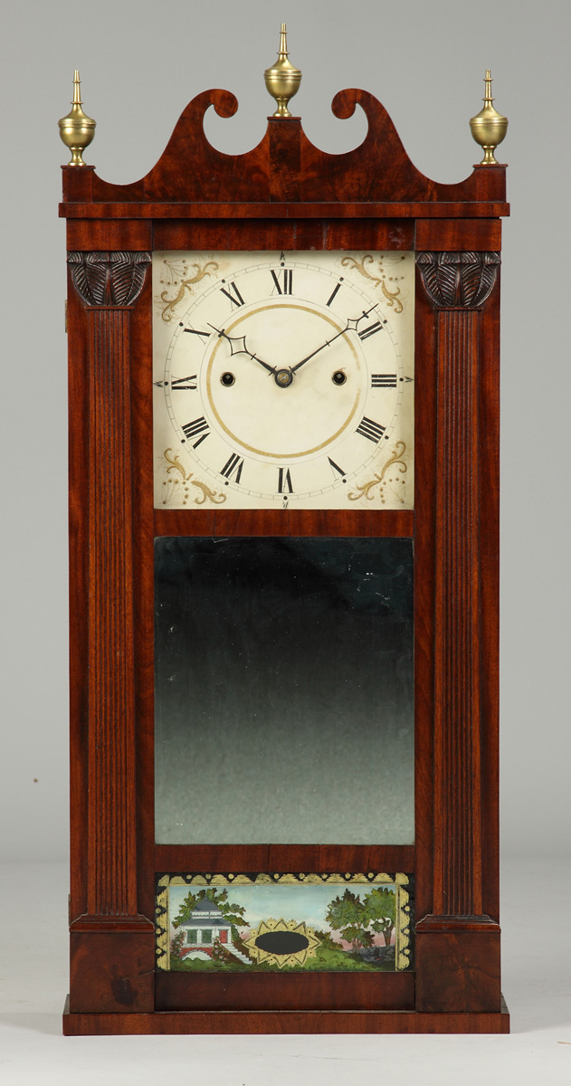 Ives Mirror Shelf Clock Mahogany 137c9d
