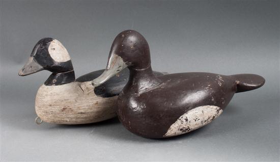 Carved and painted wood working Bufflehead