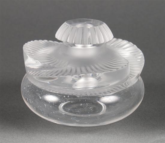 Lalique cut and partially frosted 137cef