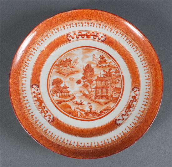 Chinese Export porcelain saucer