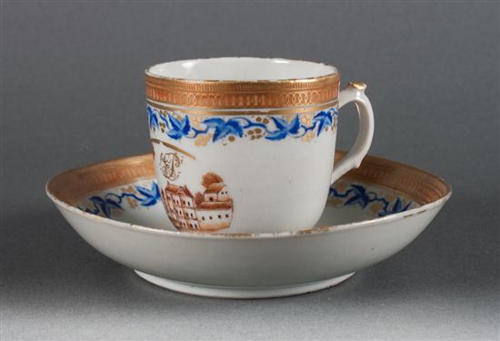 Chinese Export porcelain cup and