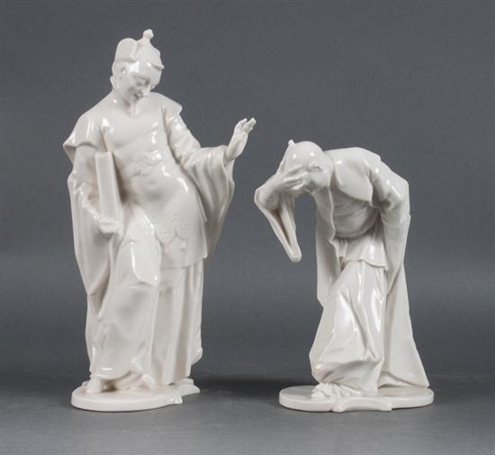 Nymphenburg white porcelain figure