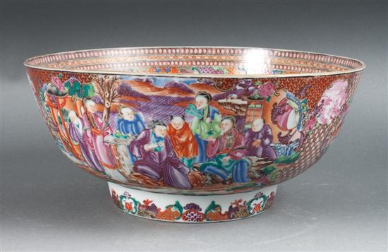 Chinese Export porcelain punch