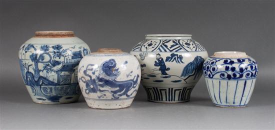 Three Chinese blue and white porcelain 137d56